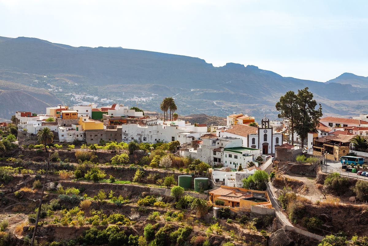 Village San Bartolome de Tirajana, Gran Canaria, Canary Islands, Spain, Europe.